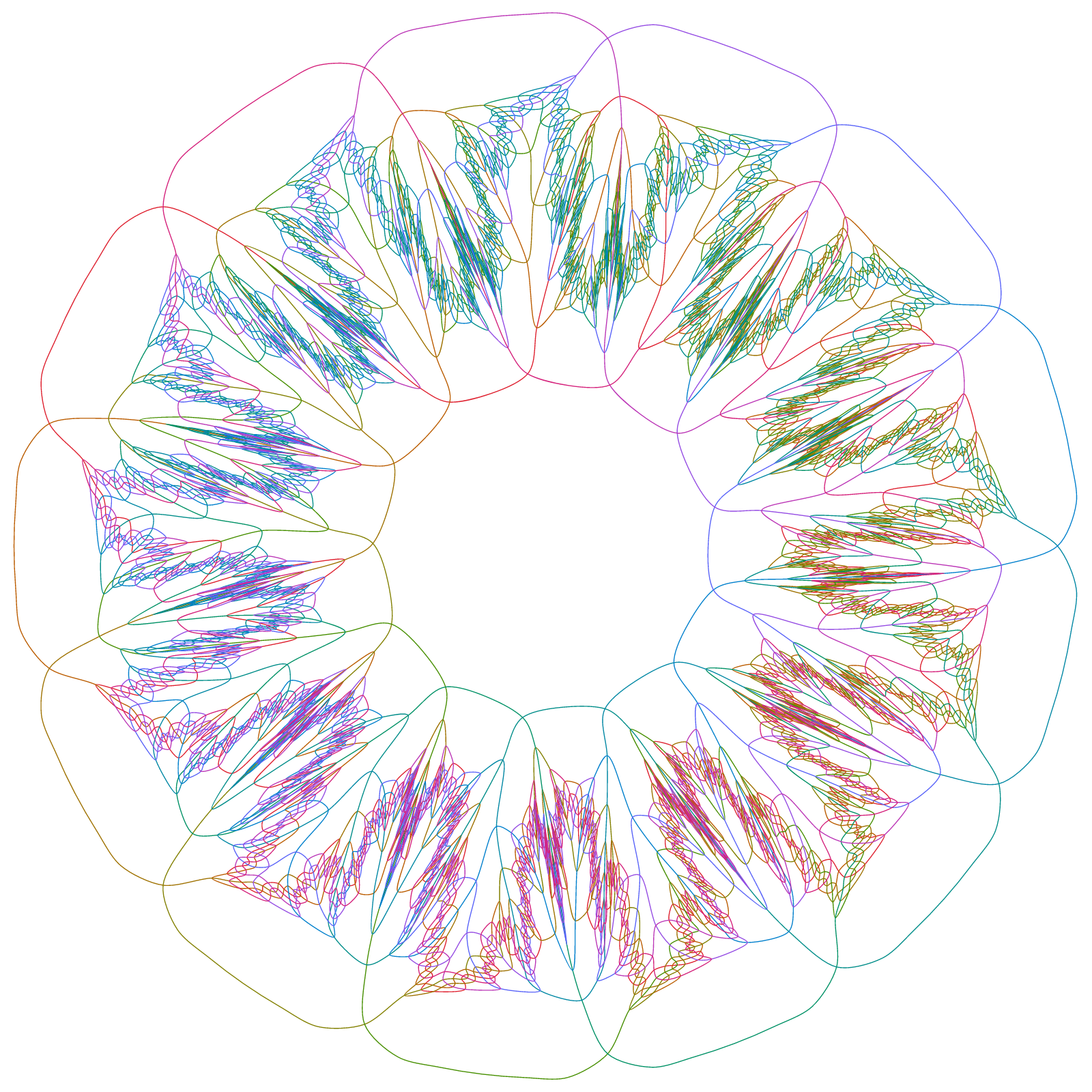 Diagramma Vennianum simplex symmetricum tredecim curvarum